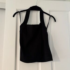 Elegant Black Women's Halter Top